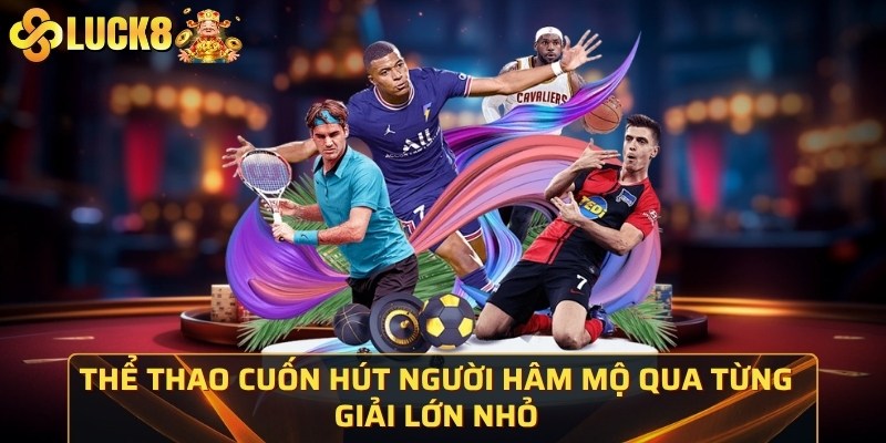 Thể thao cuốn hút người hâm mộ qua từng giải lớn nhỏ